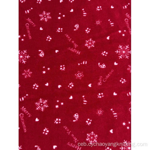 100% Polyester SOFA nga panapton nga giimprinta nga Velvet